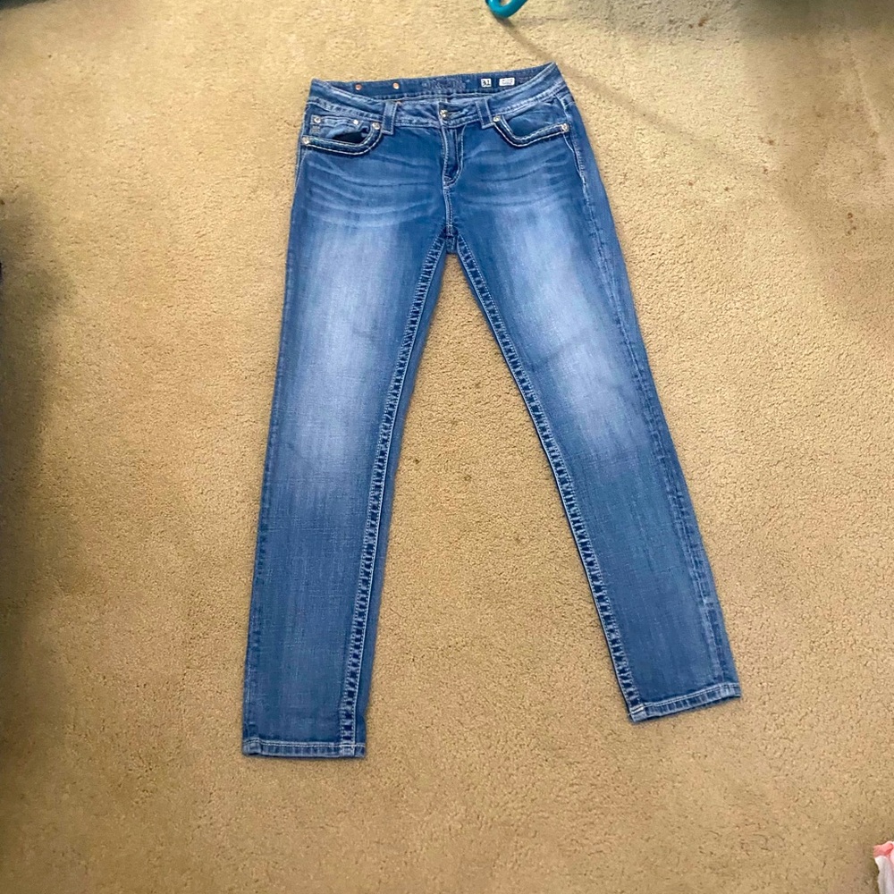 Mid Rise Skinny Jeans 31